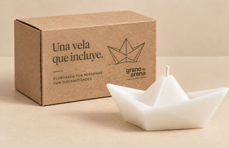 Vela barco de papel