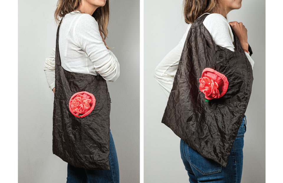 Bolsa  rosa reutilizable