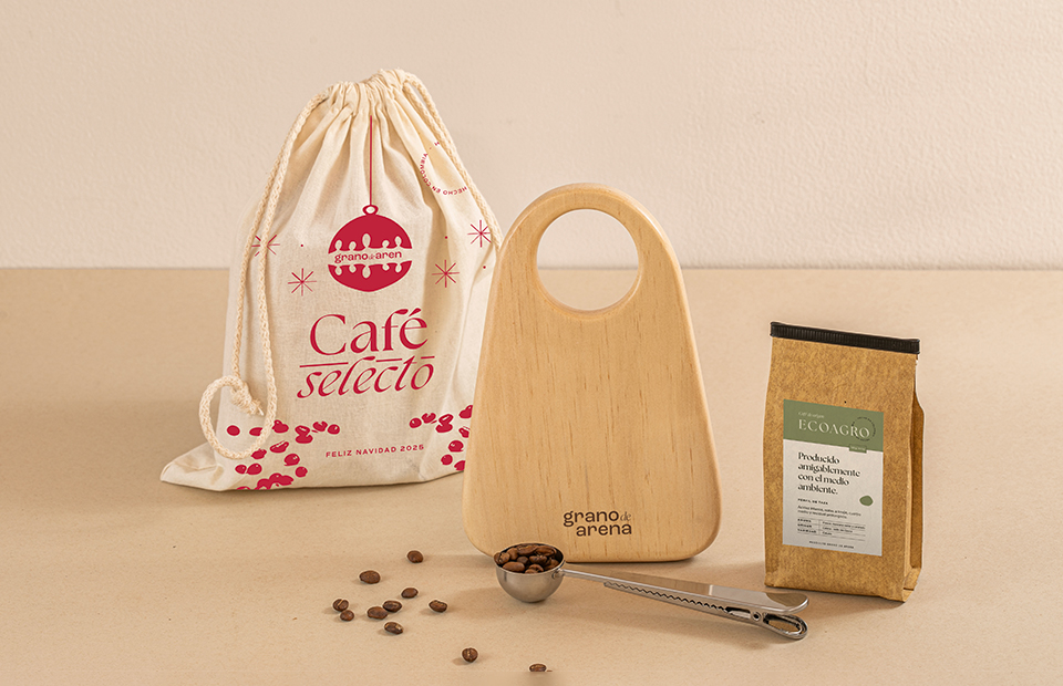 Café selecto en navidad