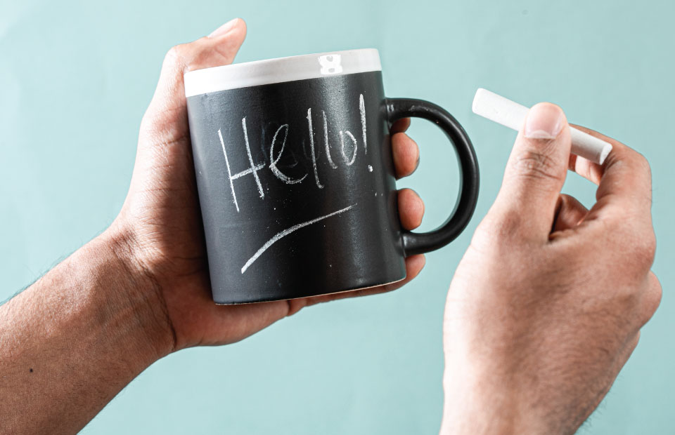 Mug pizarra
