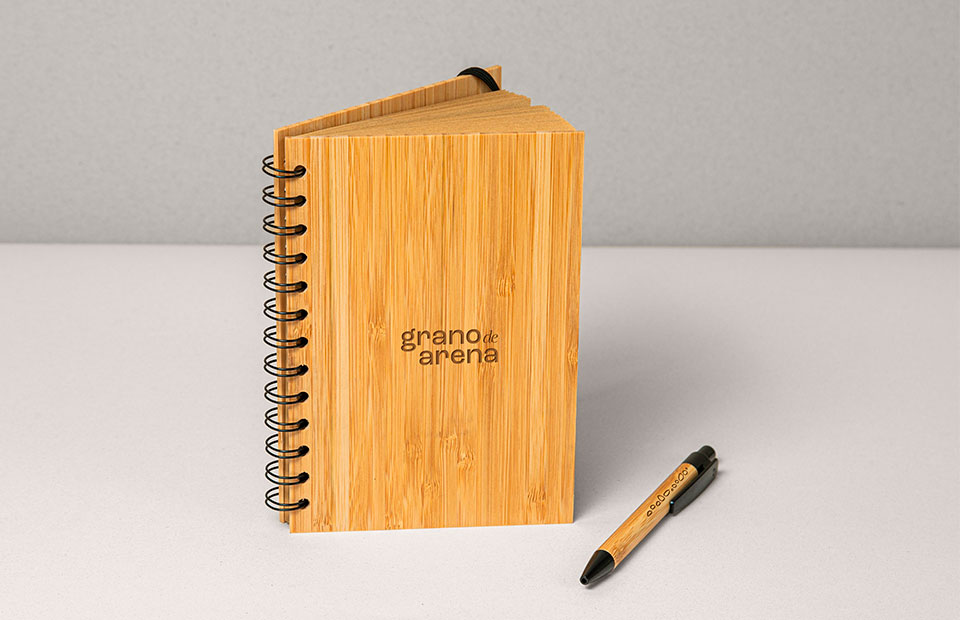 Cuaderno en bambú