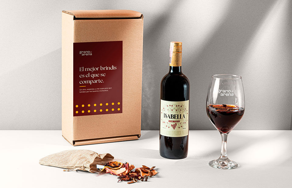 Vino y mezcla para vino caliente