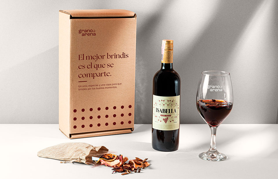 Vino y mezcla para vino caliente