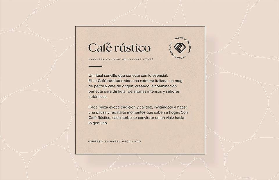 Café rústico