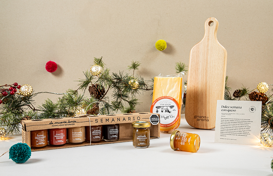 Dulce semana con queso