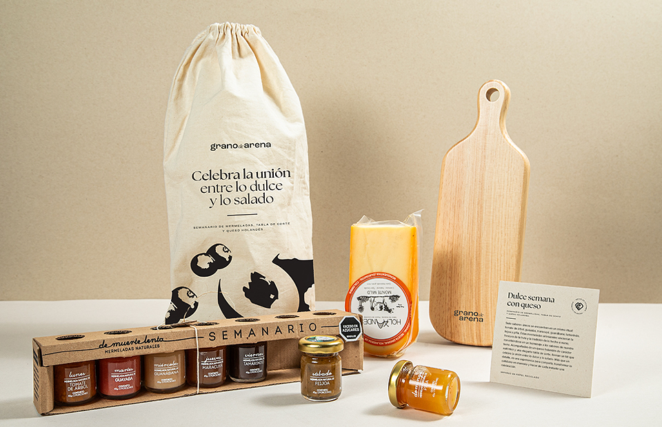 Dulce semana con queso