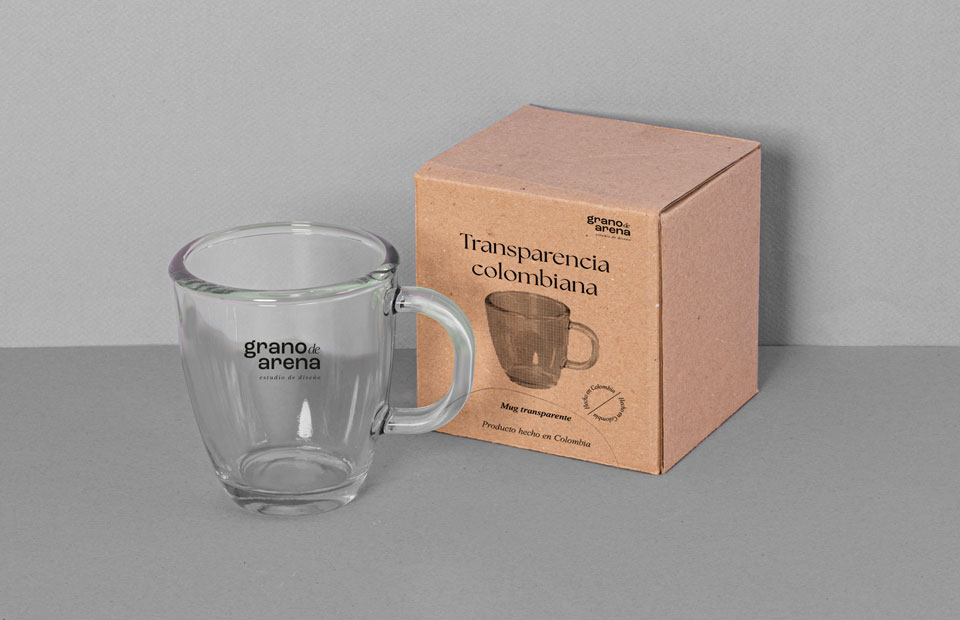 Mug transparente