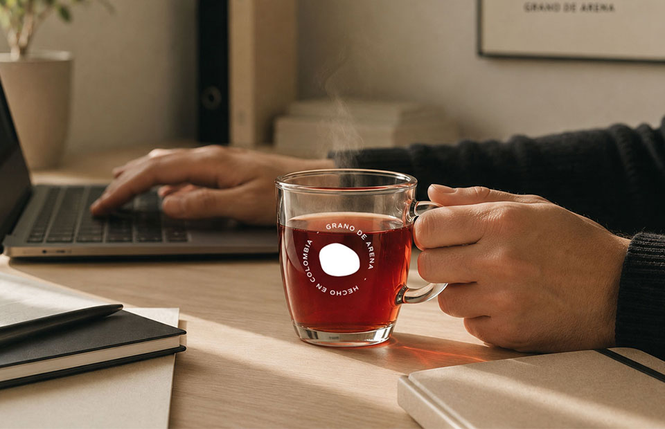 Mug transparente