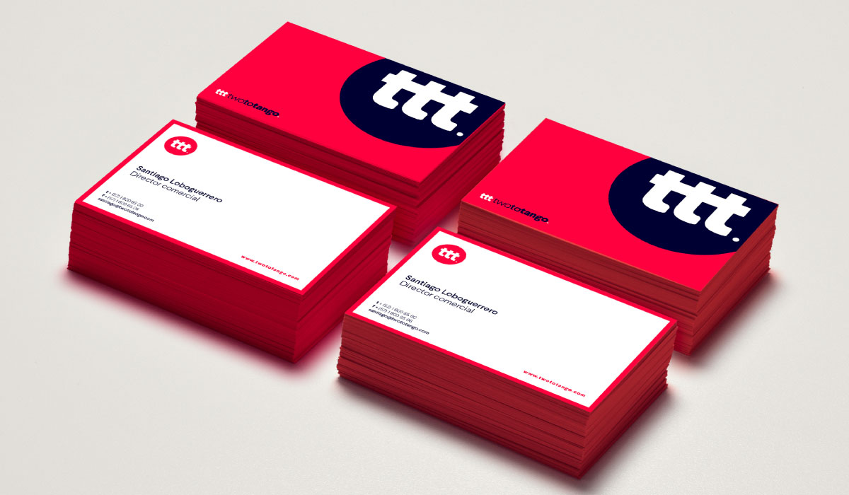 Diseño de marca y diseño de plataforma digital - Two To Tango