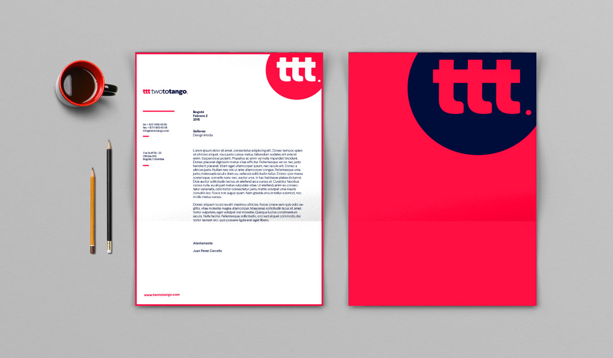 Diseño de marca y diseño de plataforma digital - Two To Tango