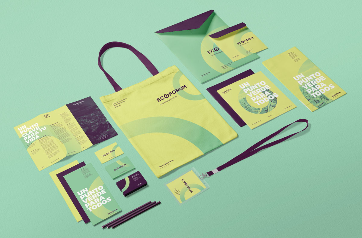 Diseño  para propuesta de identidad para proyecto inmobiliario Ecoforum - Terranum