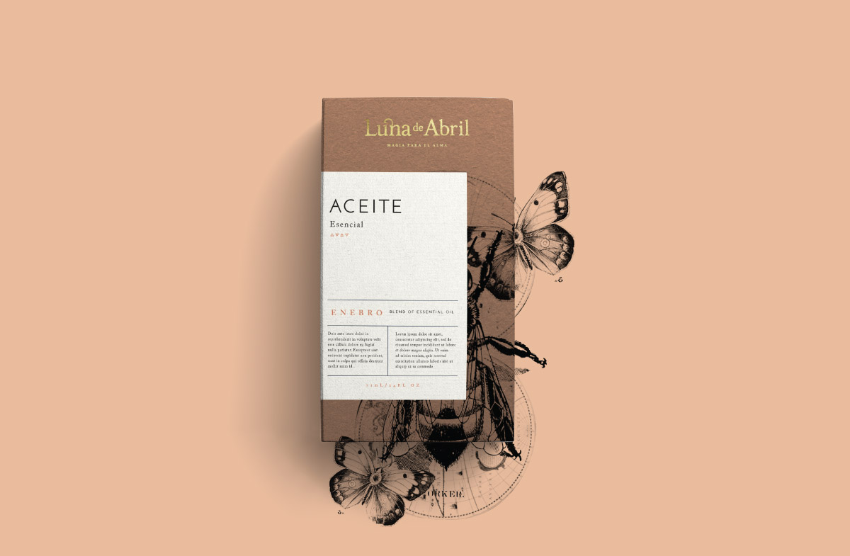 Diseño de marca  y propuesta de empaques - Luna de Abril