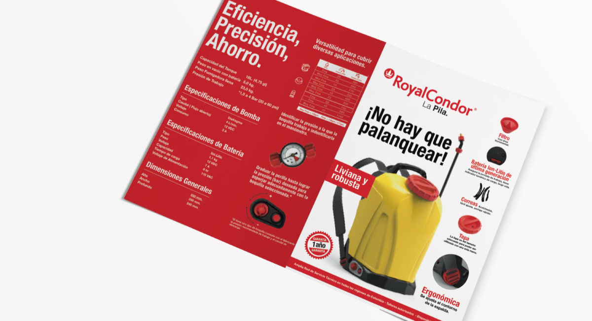 Rediseño de marca y naming para productos del portafolio - Royal Condor