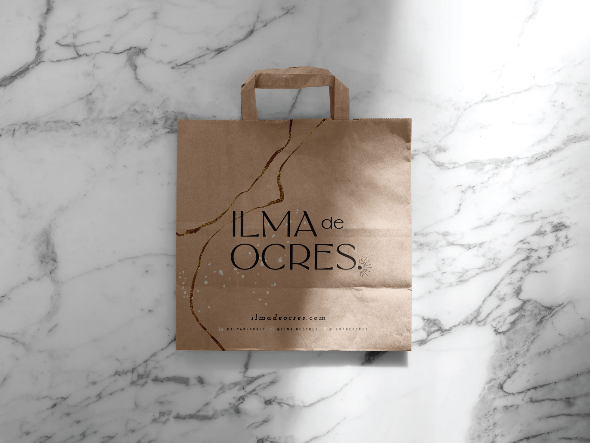 Diseño de marca  y producción de etiquetas - Ilma de Ocres