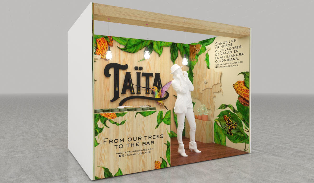Diseño de Stand Buró - Taïta