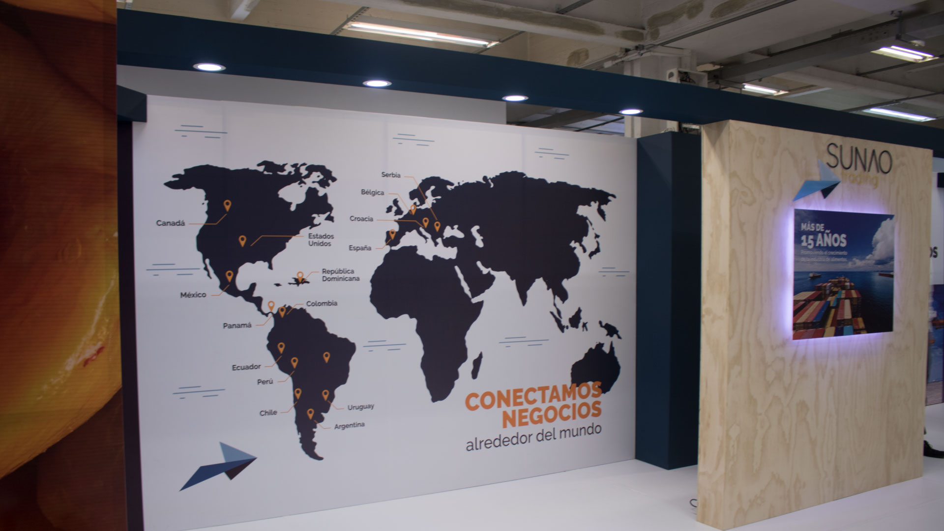 Diseño de Stand Alimentec - Sunao Trading