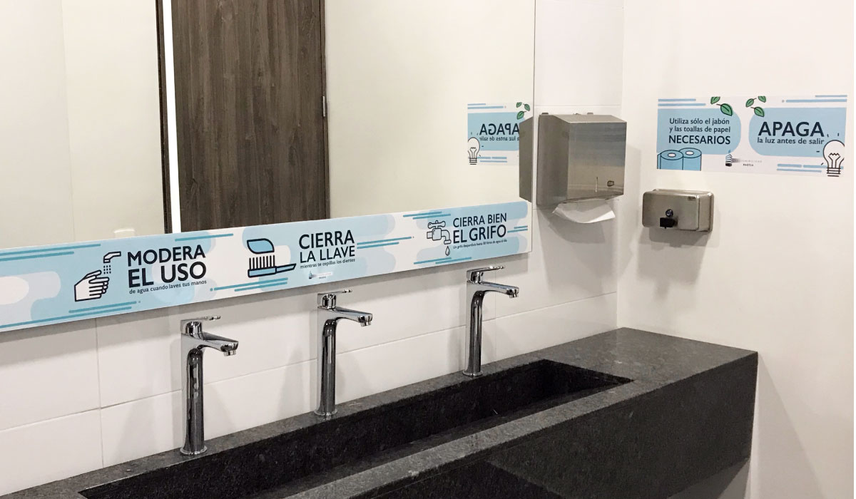 Diseño de  señalización de buenas prácticas ambientales y consumo responsable - Pactia