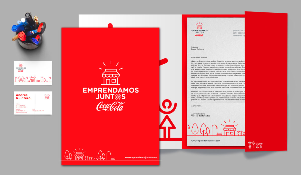 Concepto creativo, diseño gráfico, Cursos virtuales, videos y animaciones para la implementación de  Programa regional de capacitación a tenderas - Coca Cola Company