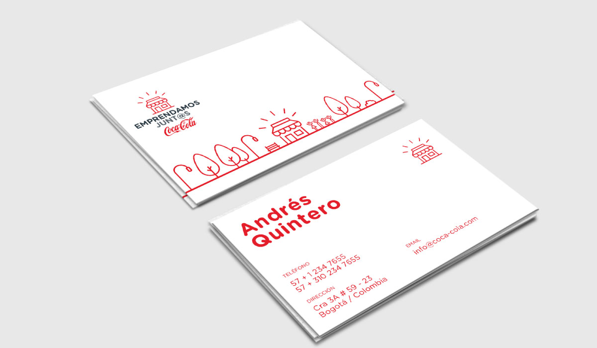 Concepto creativo, diseño gráfico, Cursos virtuales, videos y animaciones para la implementación de  Programa regional de capacitación a tenderas - Coca Cola Company