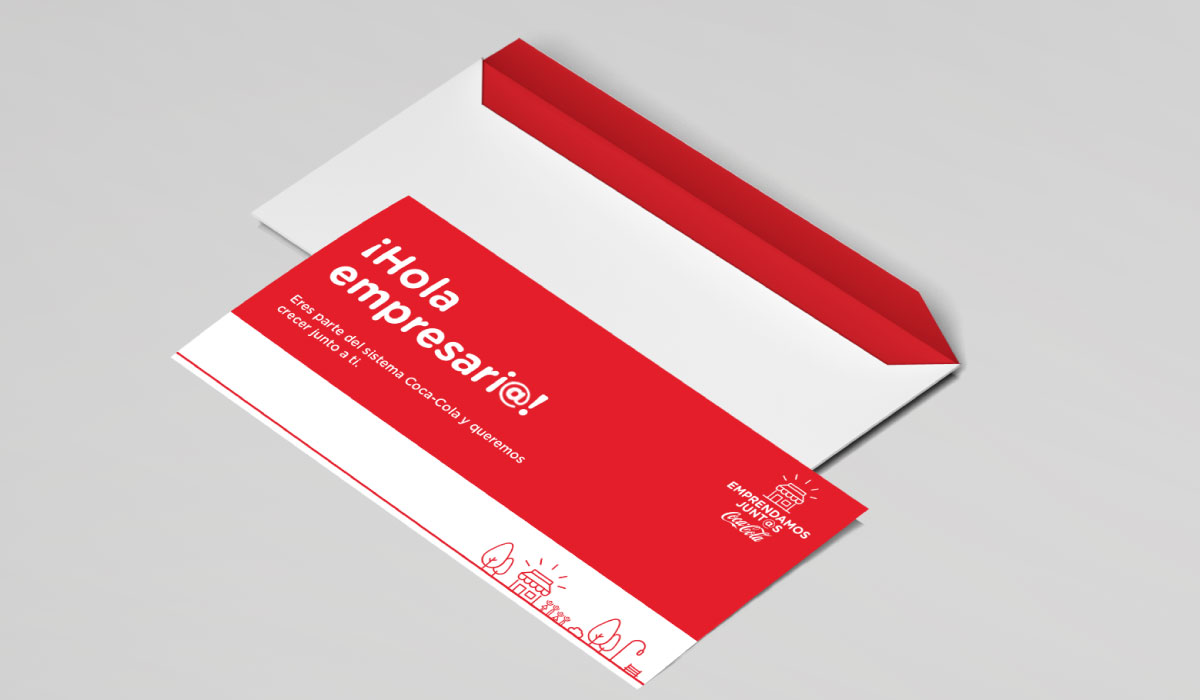 Concepto creativo, diseño gráfico, Cursos virtuales, videos y animaciones para la implementación de  Programa regional de capacitación a tenderas - Coca Cola Company