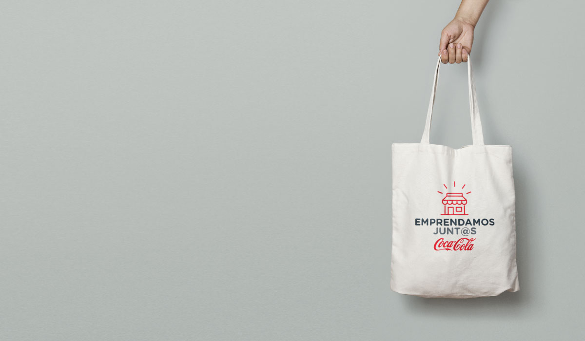 Concepto creativo, diseño gráfico, Cursos virtuales, videos y animaciones para la implementación de  Programa regional de capacitación a tenderas - Coca Cola Company