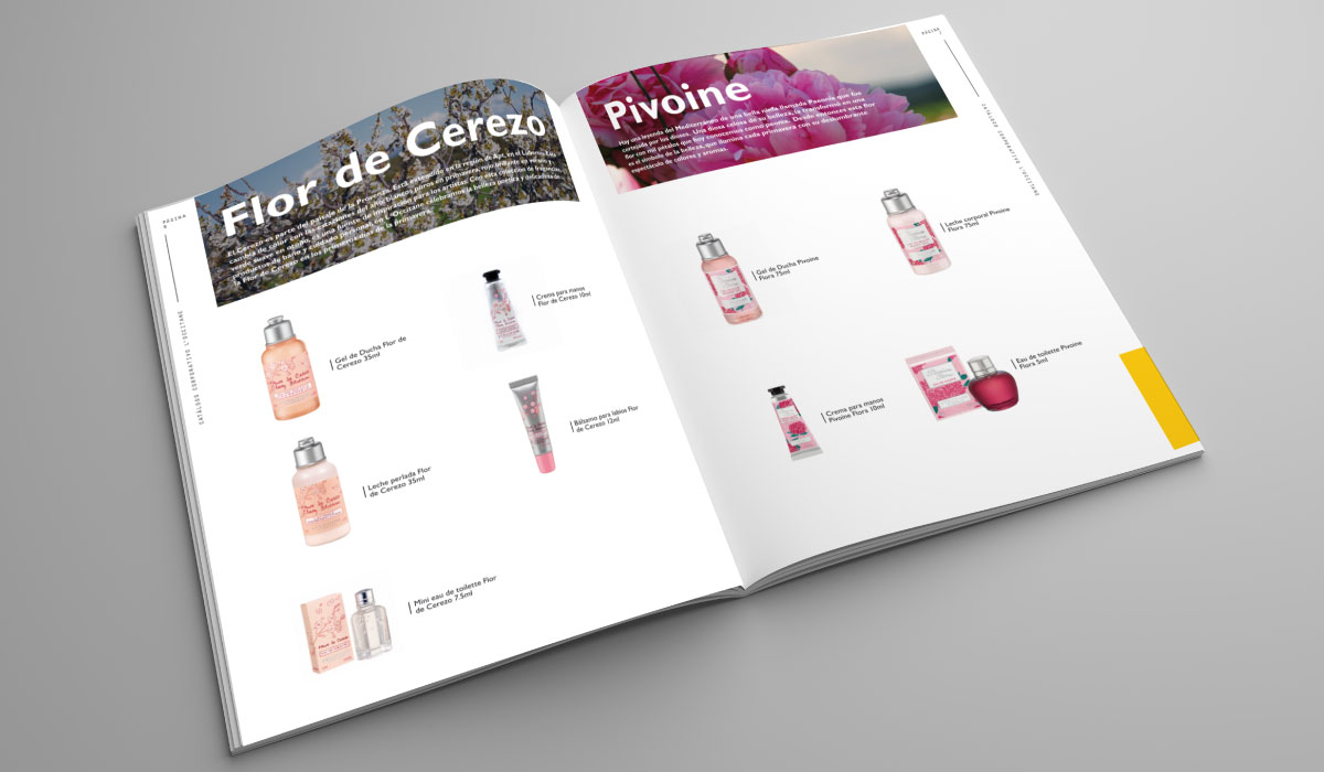 Diseño de catálogos - L´Occitane Diseño de catálogos - L´Occitane