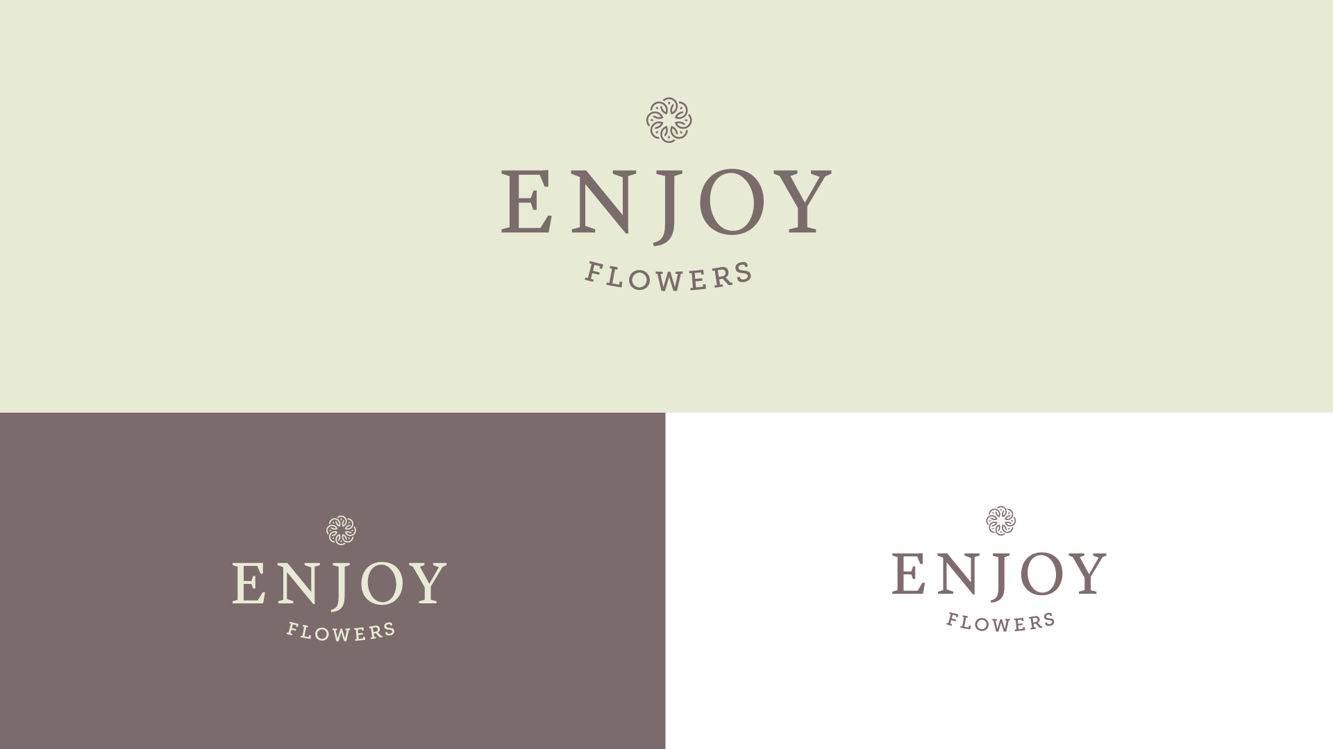 Diseño de marca - Enjoy Flowers Diseño de marca - Enjoy Flowers