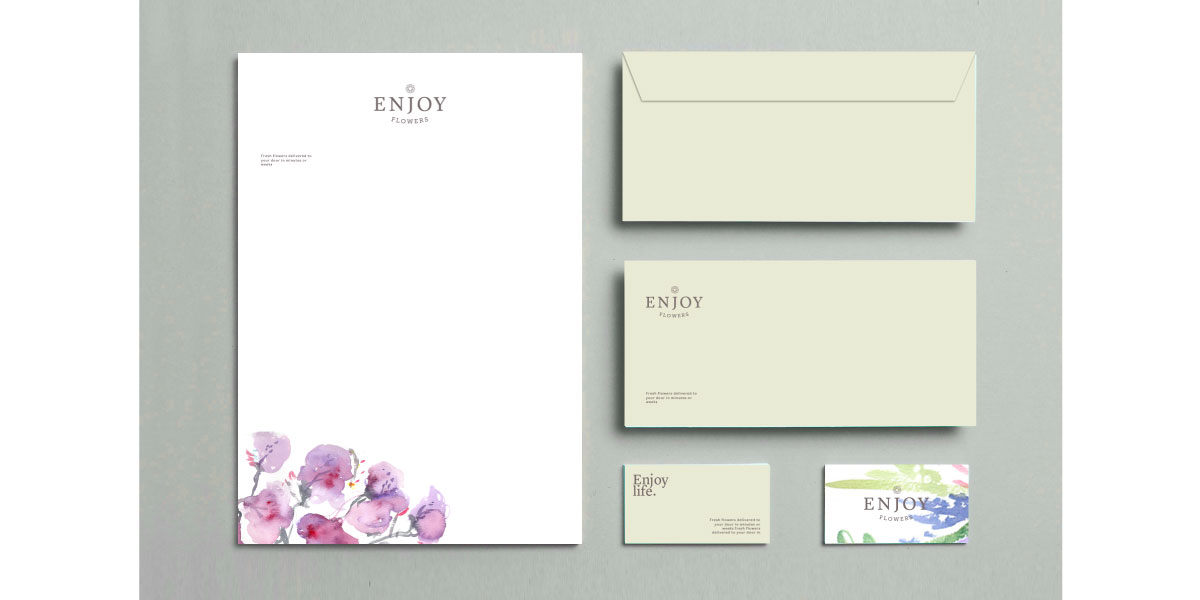 Diseño de marca - Enjoy Flowers