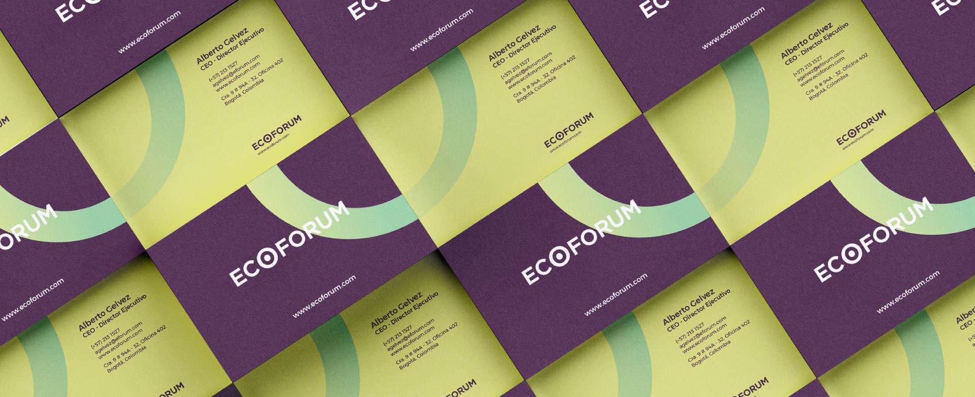 Diseño  para propuesta de identidad para proyecto inmobiliario Ecoforum - Terranum