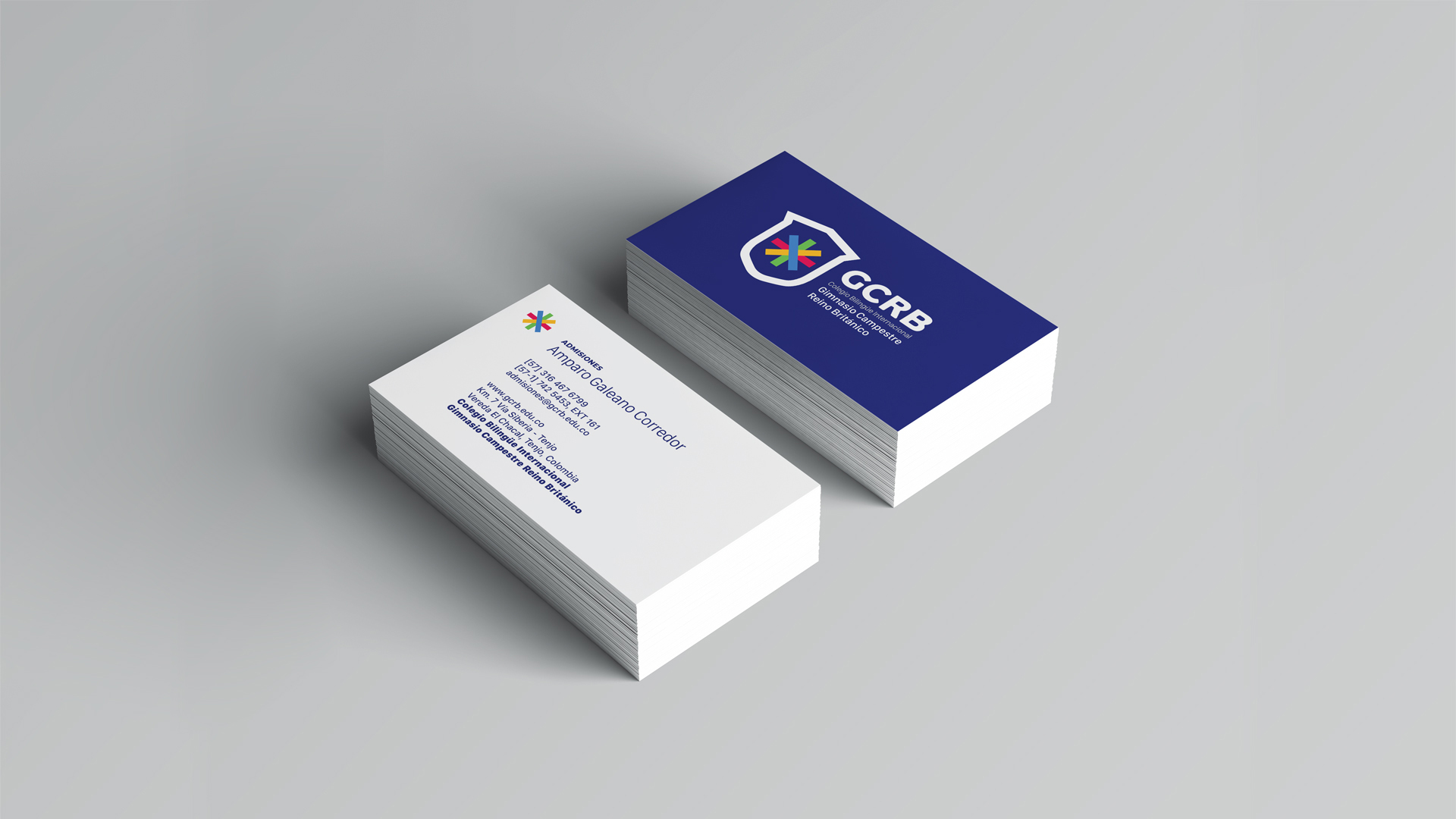 Diseño de marca - Página web - Contenido para redes - Producción de papelería y merchandising - Gimnasio Campestre Reino Británico