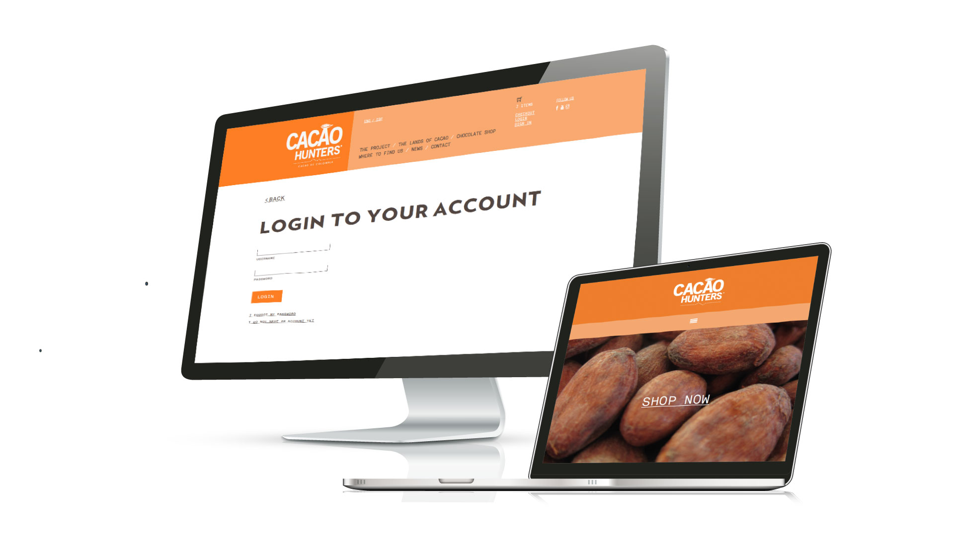 Página web - Cacao Hunters