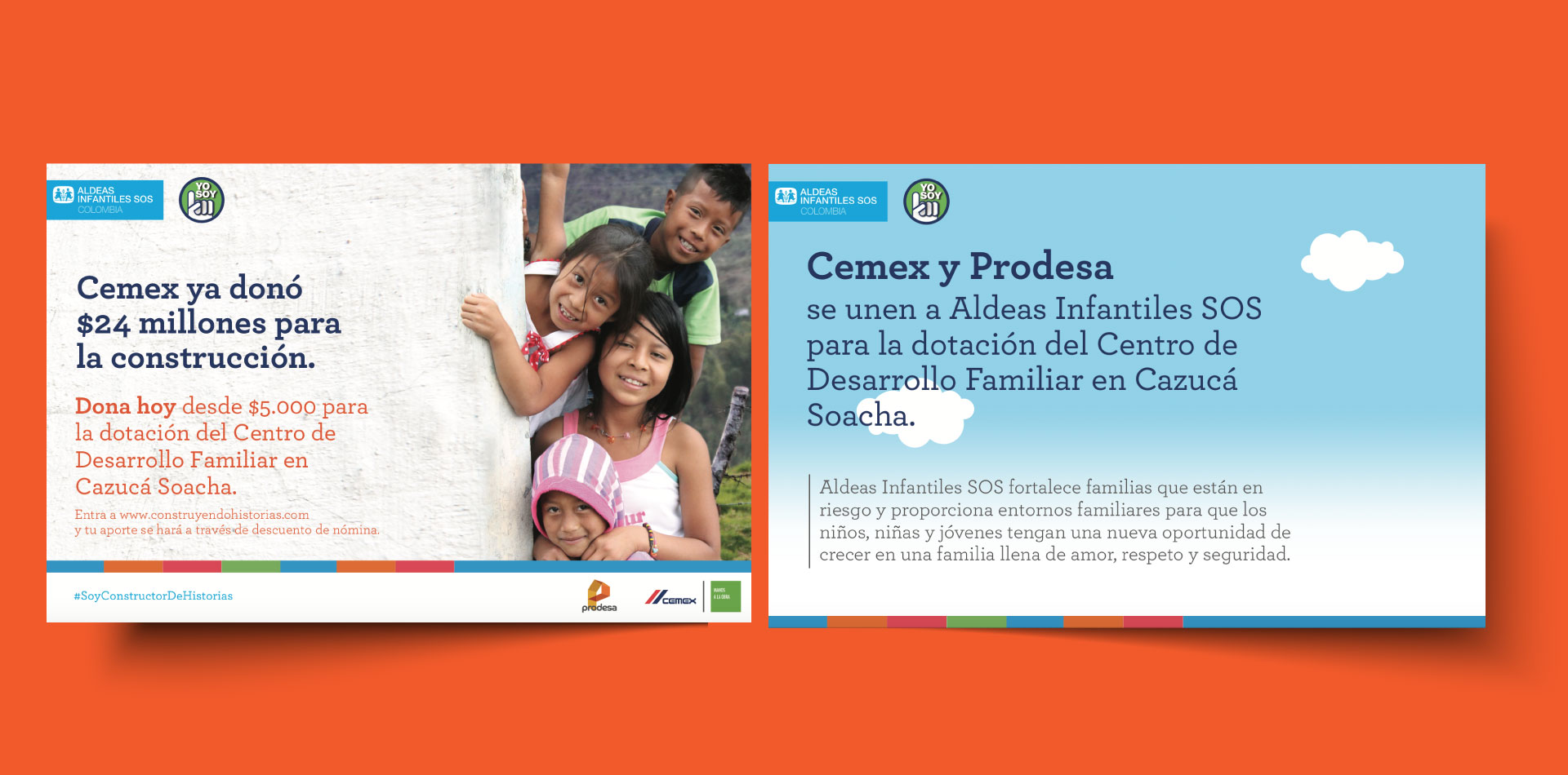 Diseño de piezas gráfica para los diferentes programas de sostenibilidad - Cemex